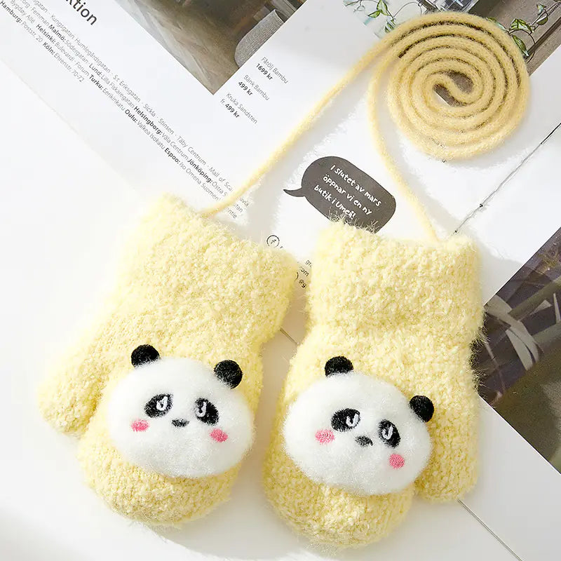 Manoplas de Invierno para Bebé, con Mascota