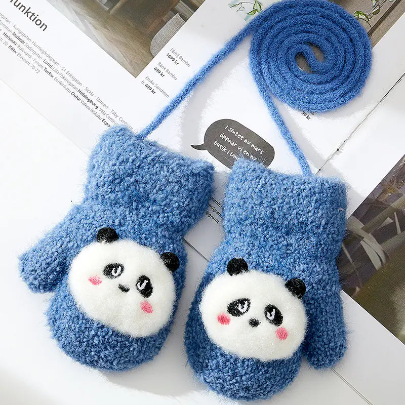 Manoplas de Invierno para Bebé, con Mascota