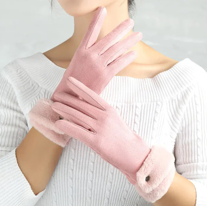 Guantes de Terciopelo, para Mujer