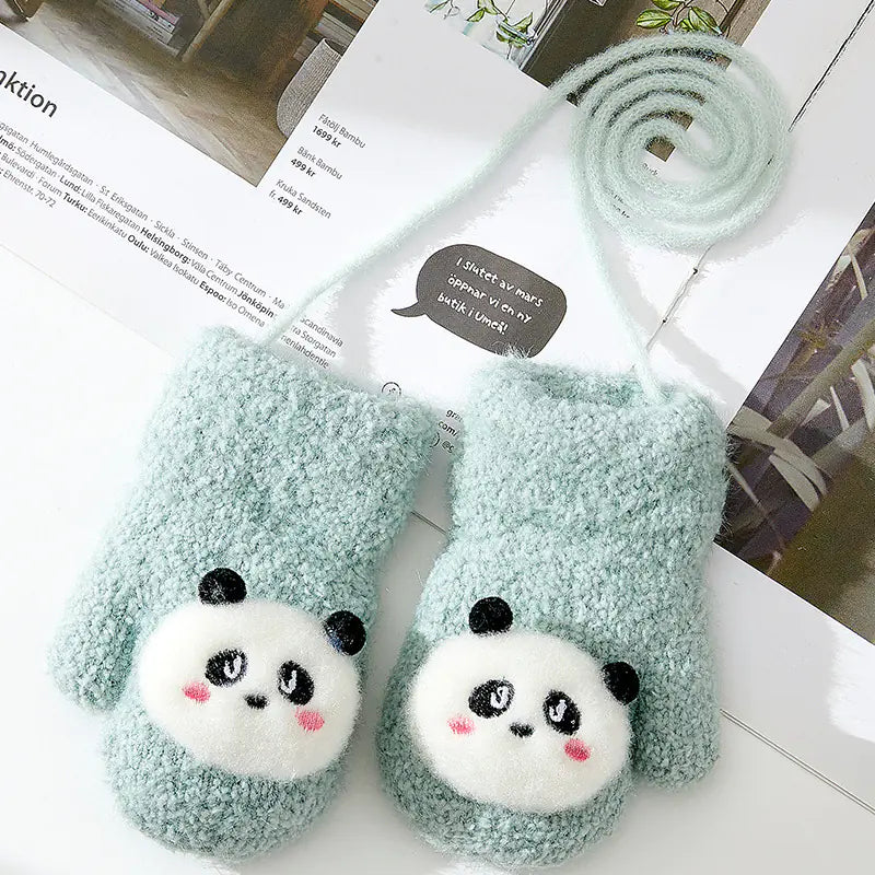 Manoplas de Invierno para Bebé, con Mascota