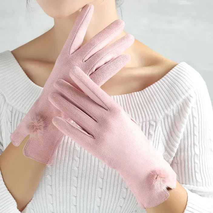 Guantes de Terciopelo, para Mujer
